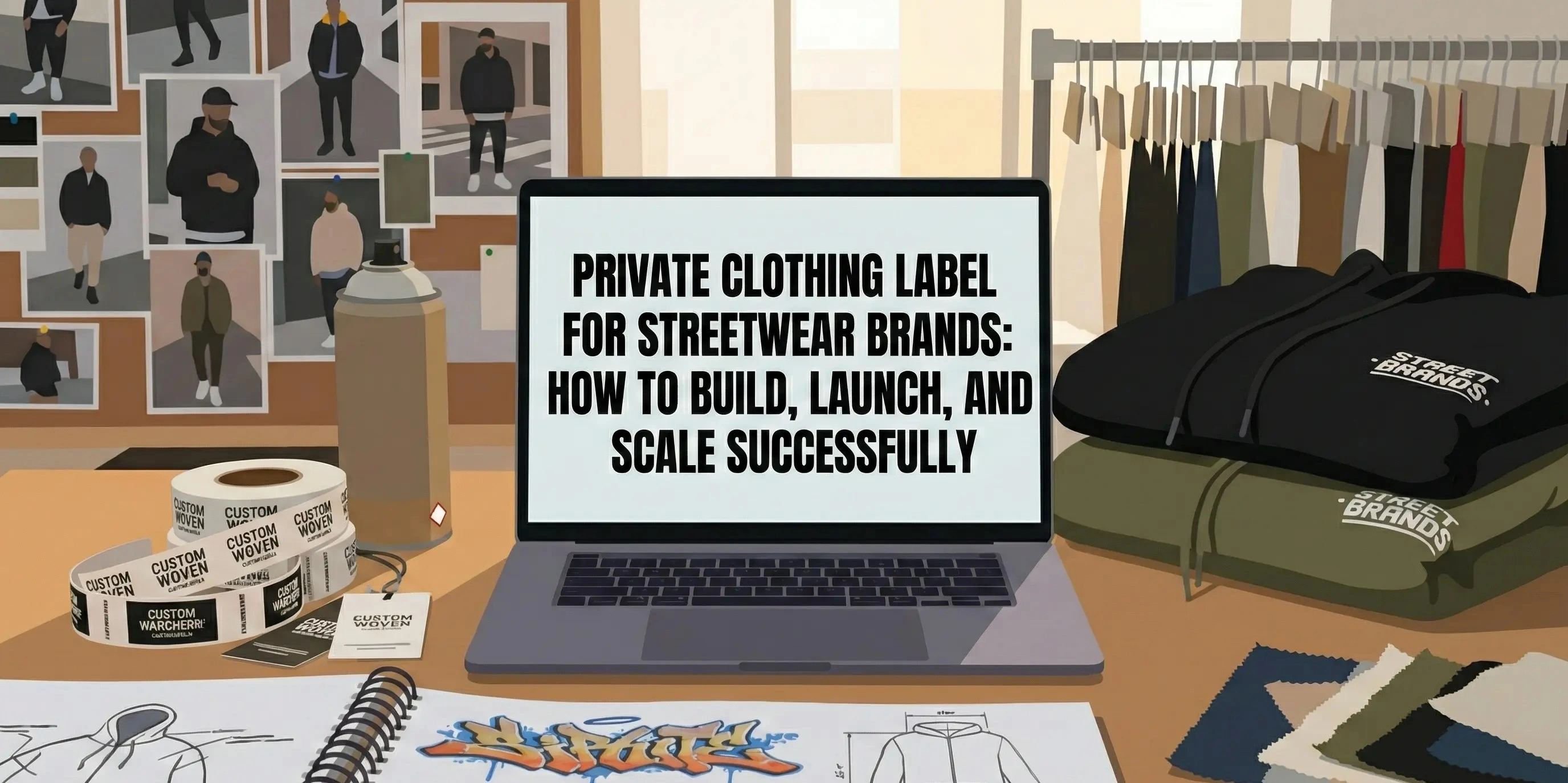 Private Clothing Label for Streetwear Brands: How to Build, Launch, and Scale Successfully